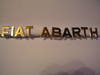 "Fiat Abarth " Einzelbuchstaben