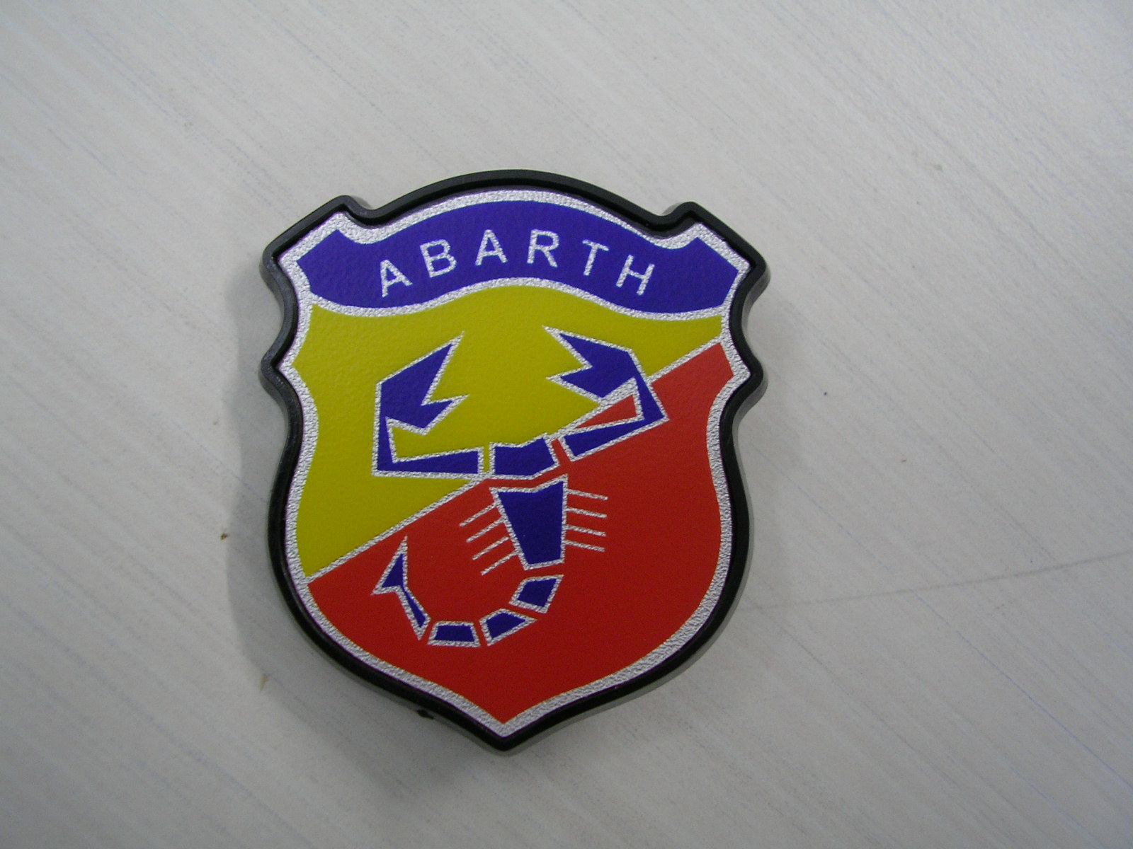 Abarth Emblem Plastik Wappenform